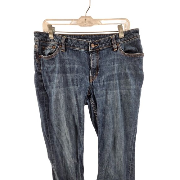 Banana Republic Women's Jeans Contoured Boot Cut Low Rise Blue Size 12 Classic - Picture 3 of 8